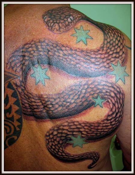 Tattoos - Snake Tattoo - 68044